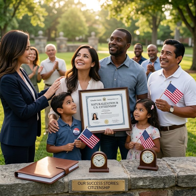 Illustration of U.S. naturalization and citizenship
